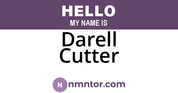 Darell Cutter