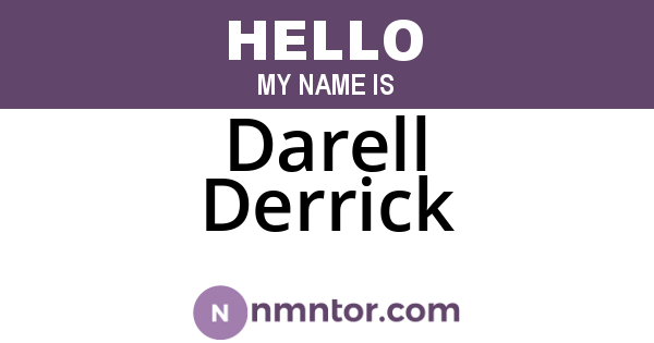 Darell Derrick