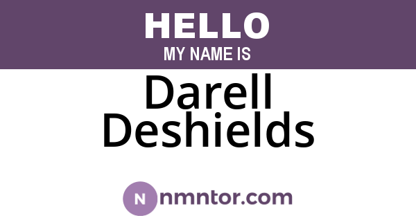 Darell Deshields
