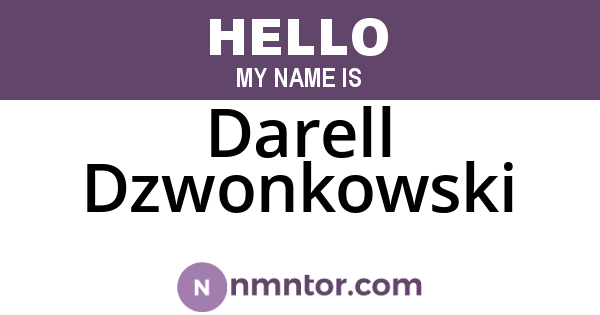 Darell Dzwonkowski