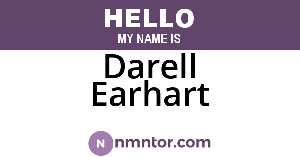 Darell Earhart