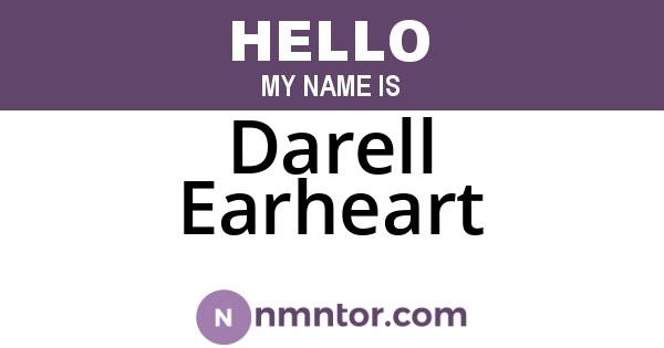 Darell Earheart