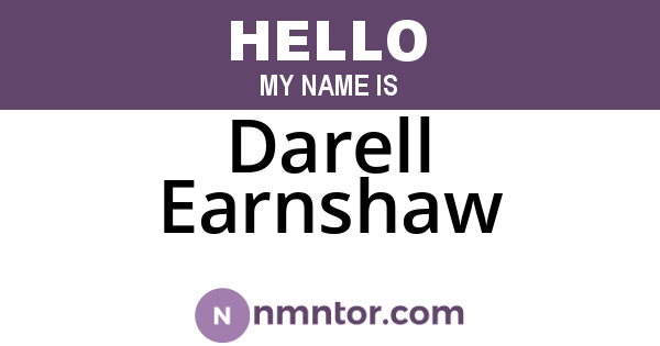 Darell Earnshaw