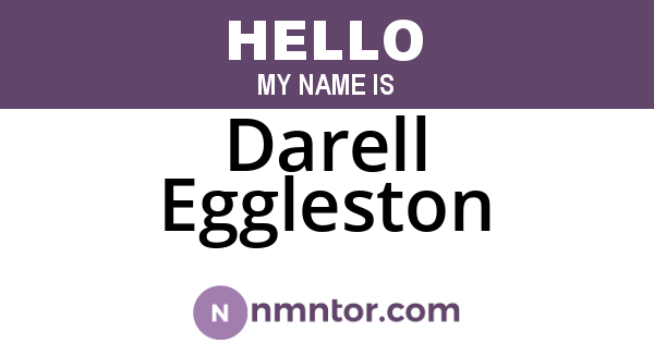 Darell Eggleston