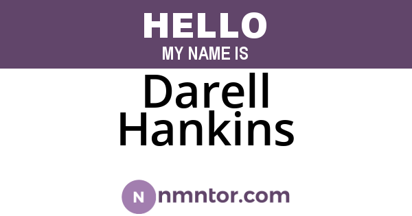 Darell Hankins