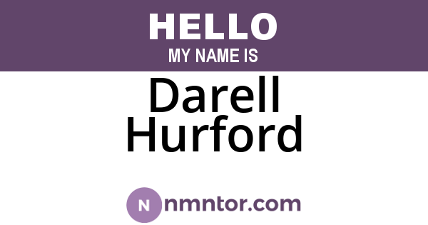 Darell Hurford