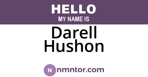 Darell Hushon