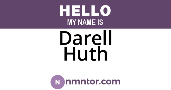 Darell Huth