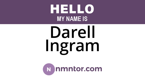 Darell Ingram