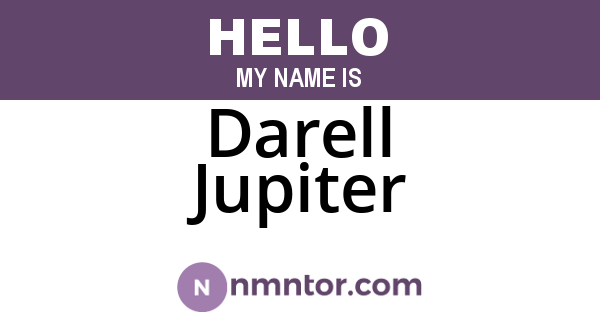 Darell Jupiter