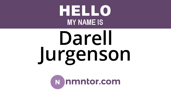 Darell Jurgenson