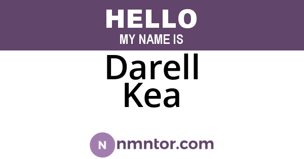 Darell Kea