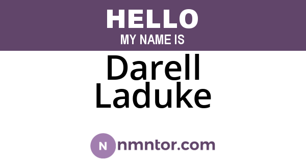 Darell Laduke