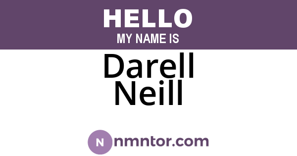 Darell Neill