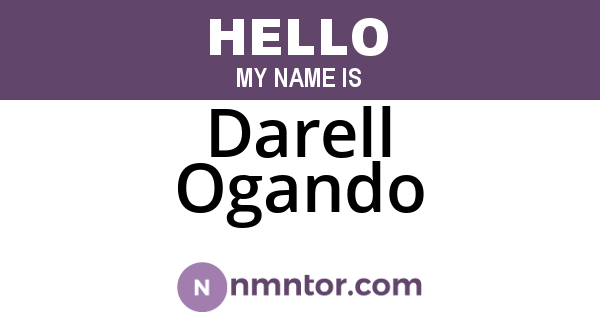 Darell Ogando