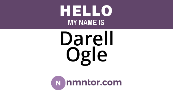 Darell Ogle