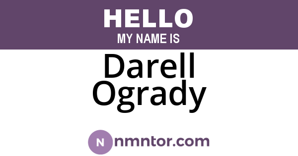 Darell Ogrady