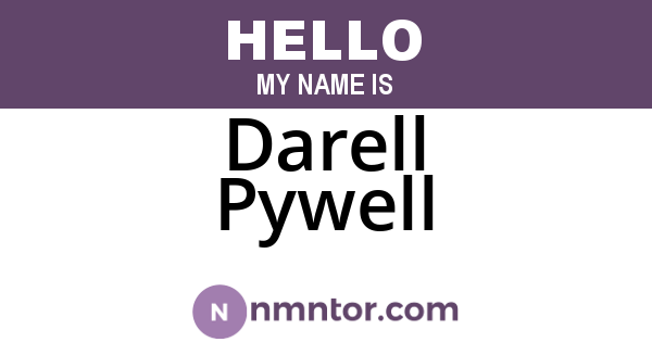 Darell Pywell