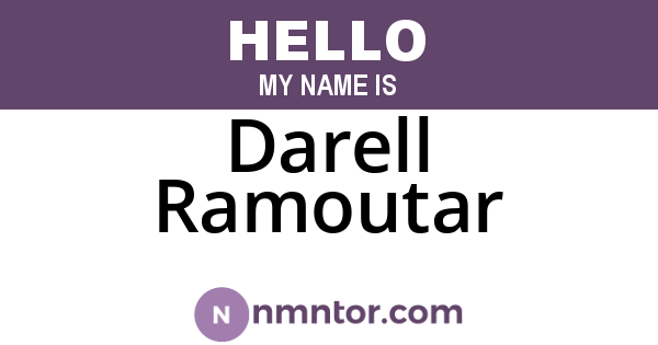 Darell Ramoutar