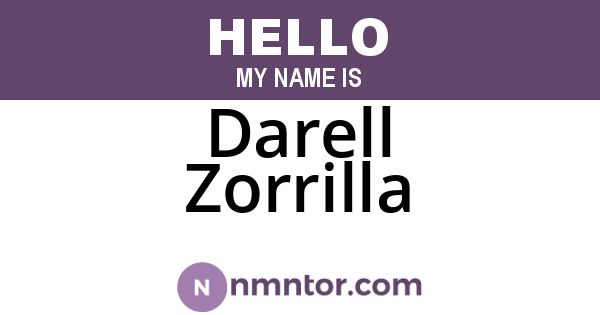 Darell Zorrilla