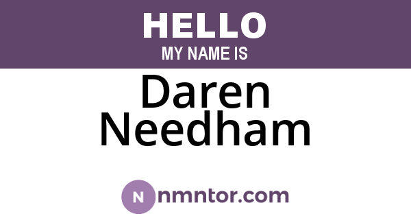 Daren Needham