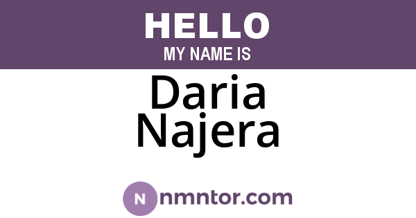 Daria Najera