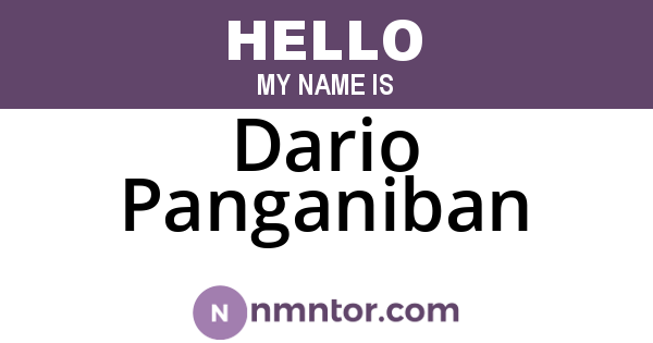 Dario Panganiban