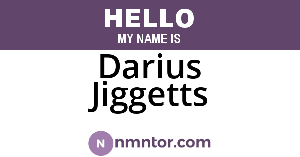 Darius Jiggetts