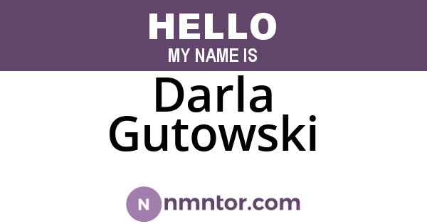 Darla Gutowski