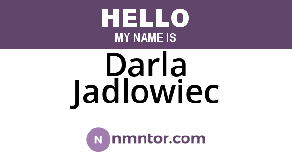 Darla Jadlowiec