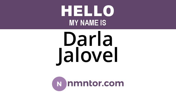 Darla Jalovel