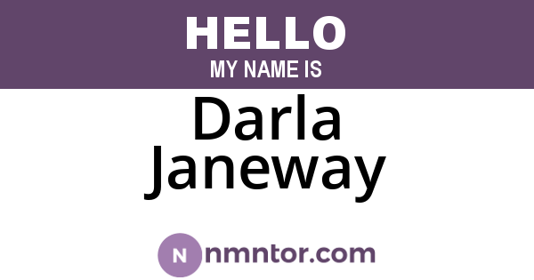 Darla Janeway