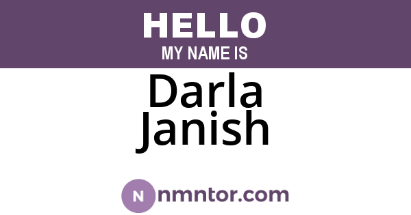 Darla Janish