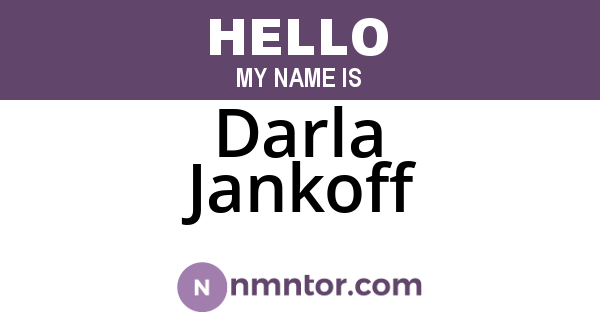 Darla Jankoff