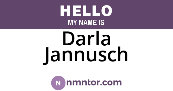 Darla Jannusch