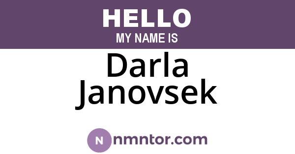 Darla Janovsek