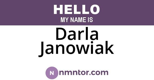 Darla Janowiak