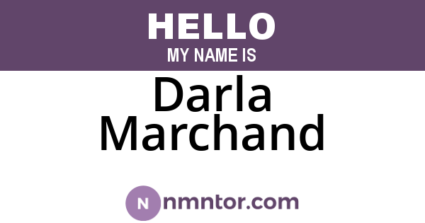 Darla Marchand