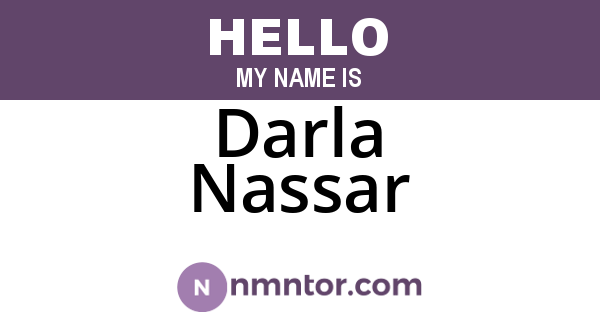 Darla Nassar