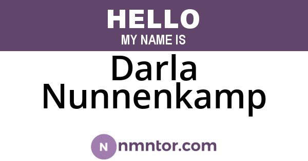 Darla Nunnenkamp