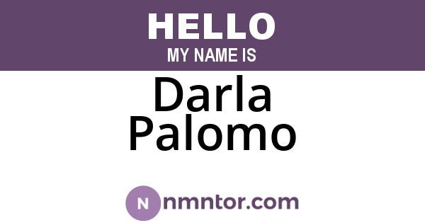 Darla Palomo