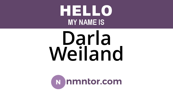 Darla Weiland
