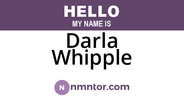 Darla Whipple