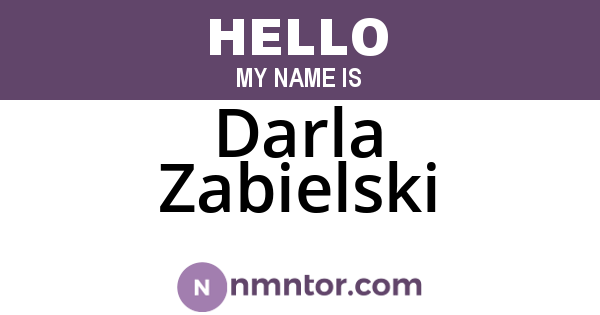 Darla Zabielski