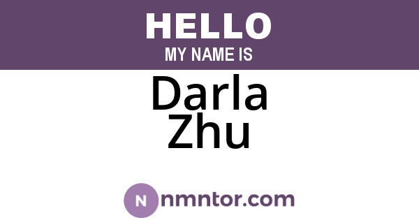 Darla Zhu