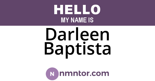 Darleen Baptista