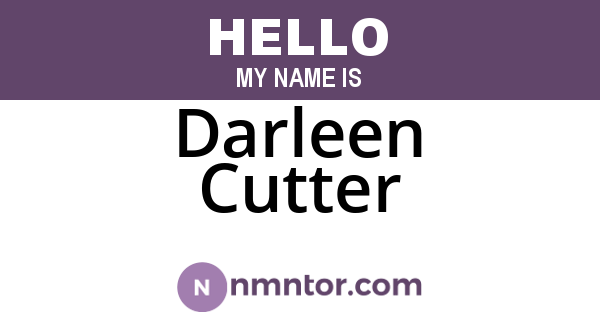 Darleen Cutter