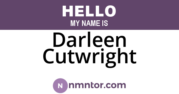 Darleen Cutwright