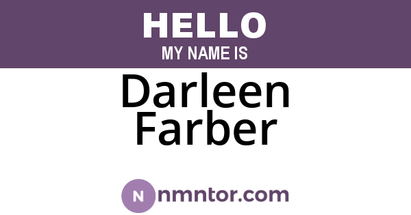 Darleen Farber