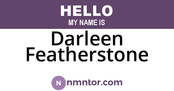 Darleen Featherstone